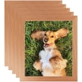 thumbnail image 1 of ArtToFrames 6" x 8" Natural Cherry Picture Frame, 6x8 inch Red Wood Poster Frame (WOM-4848), 5 Pack, 1 of 7