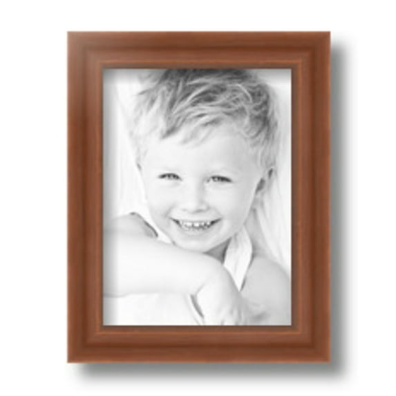 ArtToFrames 6" x 8" Painted Dark Orange Picture Frame, 6x8 inch Red Wood Poster Frame (WOM-4950)