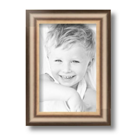 ArtToFrames 6" x 9" Anique Silver Picture Frame, 6x9 inch Silver Wood Poster Frame (WOM-4964)