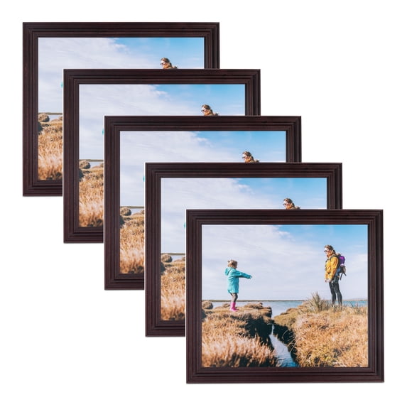 ArtToFrames 6" x 9" Cherry Picture Frame, 6x9 inch Red Wood Poster Frame (WOM-4095), 5 Pack