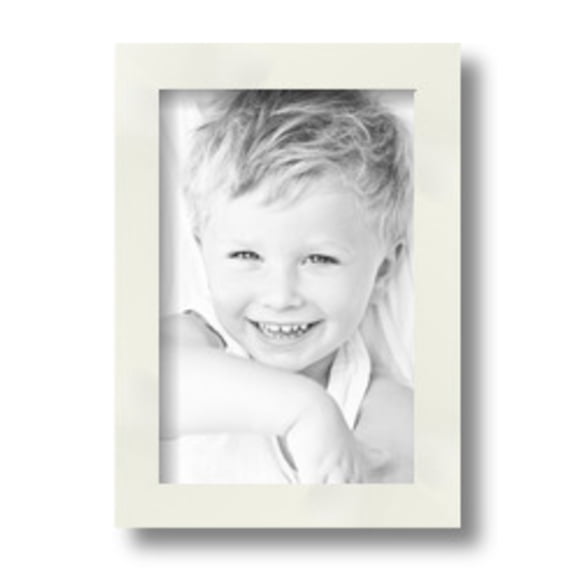 ArtToFrames 6x9" White Picture Frame, White Wood Poster Frame, with Regular Glass and 2 (FBPL-5140)