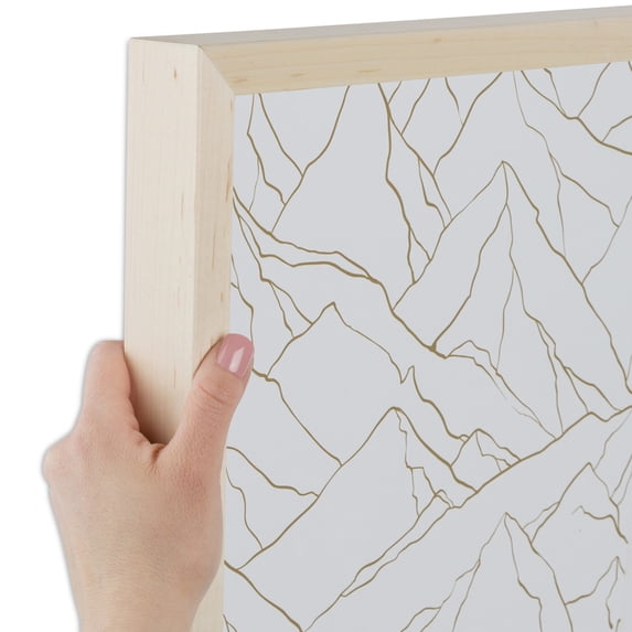 ArtToFrames 6x16 inch Clear Stain Picture Frame, White Wood Poster Frame (4113)