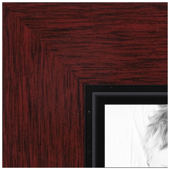 ArtToFrames 6x18 inch Mahogany Picture Frame, Brown Wood Poster Frame (4834)