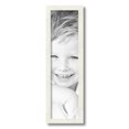 thumbnail image 1 of ArtToFrames 6x22 inch White Picture Frame, White 6" x 22" Wood Poster Frame (WOM-5140) 1234, 1 of 5