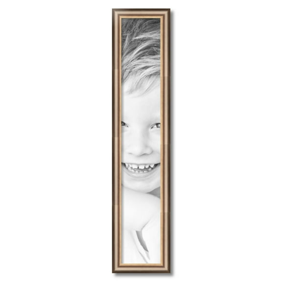 ArtToFrames 6x35" Anique Silver Picture Frame, Silver Wood Poster Frame, with Regular Acrylic and 2 (FBPL-4964)