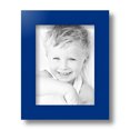 thumbnail image 1 of ArtToFrames 6x8 Inch Blue Picture Frame, This Blue Wood Poster Frame is Great for Your Art or Photos, Comes with Regular Glass (4118), 1 of 1