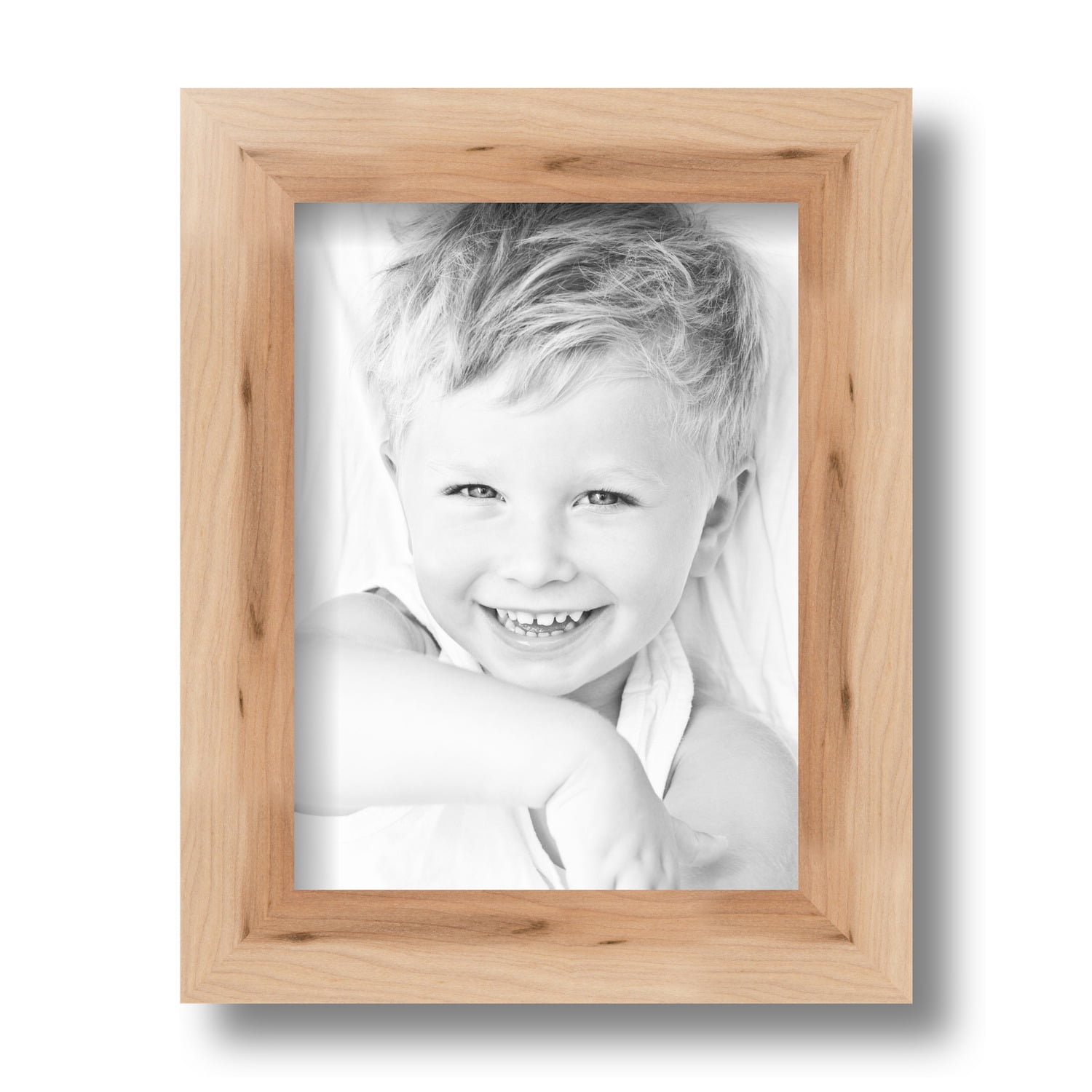 ArtToFrames 6x8 Inch Hickory Picture Frame, This Brown Wood Poster ...