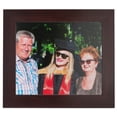 thumbnail image 1 of ArtToFrames 6x8" Mahogany Picture Frame, Brown MDF Poster Frame, with Regular Glass and Foam Backing 3/16 inch (FBPL-3977), 1 of 8