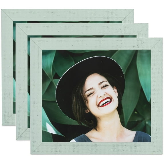 ArtToFrames 7" x 10" Sage Picture Frame, 7x10 inch Gray Wood Poster Frame (WOM-4585), 3 Pack