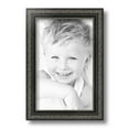 thumbnail image 1 of ArtToFrames 7" x 11" Antique Black Picture Frame, 7x11 inch Black Wood Poster Frame (WOM-5106), 1 of 5