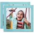 thumbnail image 1 of ArtToFrames 7" x 12" Eggshell Blue Picture Frame, 7x12 inch Blue Wood Poster Frame (WOM-4599), 2 Pack, 1 of 7
