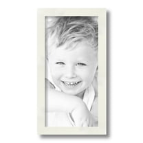 ArtToFrames 7" x 14" White Picture Frame, 7x14 inch White Wood Poster Frame (WOM-5140)