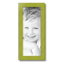 ArtToFrames 7" x 18" Modern Green Picture Frame, 7x18 inch Green Wood Poster Frame (WOM-4589),  Pack