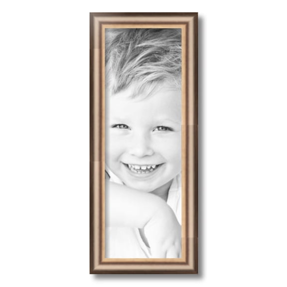 ArtToFrames 7x20 inch Anique Silver Picture Frame, Silver 7" x 20" Wood Poster Frame (WOM-4964) 1234