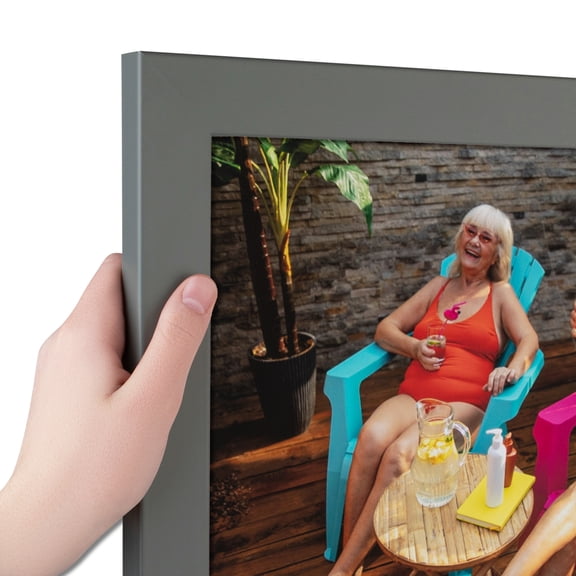 ArtToFrames 7" x 20" Granite Picture Frame, 7x20 inch Multi MDF Poster Frame (WOM-5360), Pack