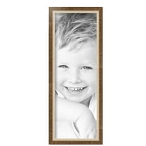 ArtToFrames 7" x 20" Taupe with Silver Lip Picture Frame, 7x20 inch Multi Wood Poster Frame (WOM-4986), Pack