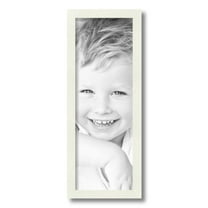 ArtToFrames 7" x 20" White Picture Frame, 7x20 inch White Wood Poster Frame (WOM-5138)