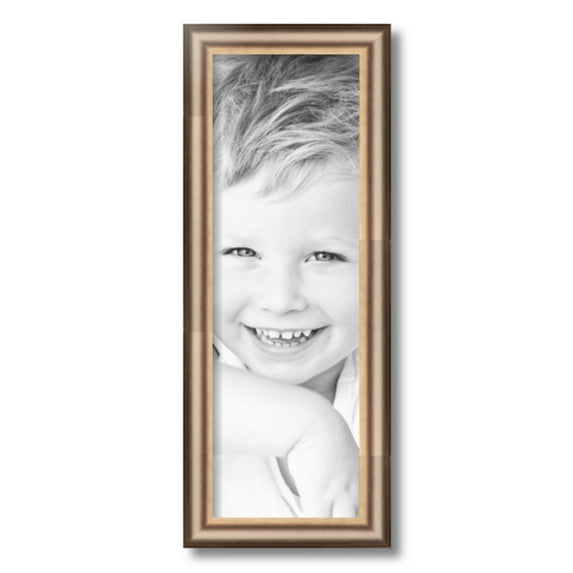 ArtToFrames 7" x 21" Anique Silver Picture Frame, 7x21 inch Silver Wood Poster Frame (WOM-4964)
