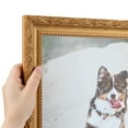 thumbnail image 1 of ArtToFrames 7" x 26" Bright Gold Picture Frame, 7x26 inch Gold Wood Poster Frame (WOM-4928), 1 of 7