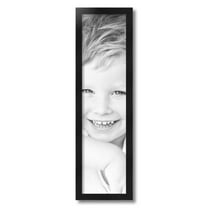 ArtToFrames 7" x 27" Black Picture Frame, 7x27 inch Black Wood Poster Frame (WOM-5141)