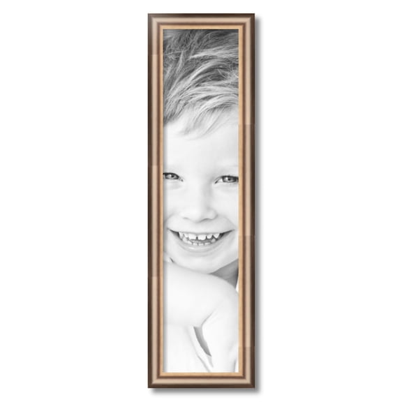 ArtToFrames 7" x 30" Anique Silver Picture Frame, 7x30 inch Silver Wood Poster Frame (WOM-4964)
