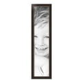 thumbnail image 1 of ArtToFrames 7" x 31" Dark Mahogany Silver Picture Frame, 7x31 inch Multi Wood Poster Frame (WOM-5024),  Pack, 1 of 4