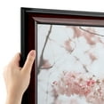 thumbnail image 1 of ArtToFrames 7" x 31" Honors Mahogany with Black Picture Frame, 7x31 inch Brown Wood Poster Frame (WOM-5154), 1 of 1