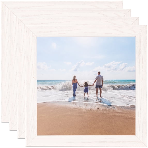 ArtToFrames 7" x 31" White Picture Frame, 7x31 inch White MDF Poster Frame (WOM-4332), 4 Pack