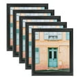 thumbnail image 1 of ArtToFrames 7" x 35" Galleria Noir Picture Frame, 7x35 inch Black MDF Poster Frame (WOM-4083), 5 Pack, 1 of 7