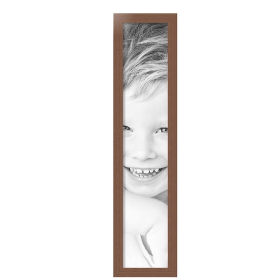 ArtToFrames 7" x 36" Walnut Picture Frame, 7x36 inch Brown MDF Poster Frame (WOM-4296), Pack