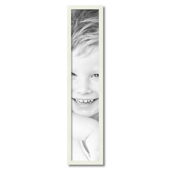 ArtToFrames 7" x 36" White Picture Frame, 7x36 inch White Wood Poster Frame (WOM-5138)