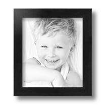 ArtToFrames 7" x 8" Black Picture Frame, 7x8 inch Black Wood Poster Frame (WOM-5141)