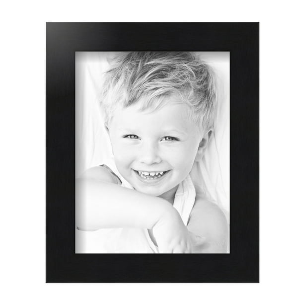 ArtToFrames 7" x 9" Black Steel Picture Frame, 7x9 inch Black MDF Poster Frame (WOM-4639),  Pack
