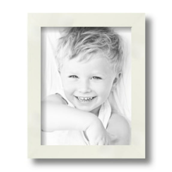 ArtToFrames 7" x 9" White Picture Frame, 7x9 inch White Wood Poster Frame (WOM-5140)