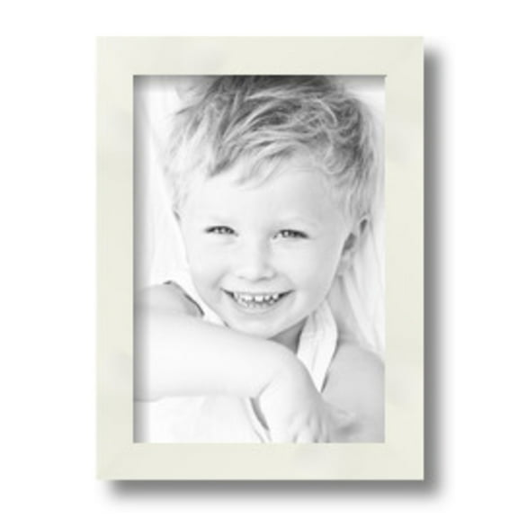 ArtToFrames 7x10" White Picture Frame, White Wood Poster Frame, with Regular Glass and 2 (FBPL-5140)