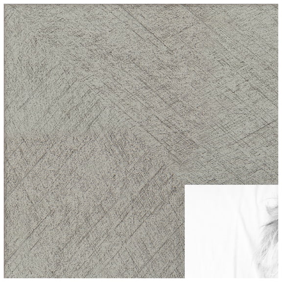 ArtToFrames 7x16 inch Metallic Deco Silver Picture Frame, Silver MDF Poster Frame (4501)