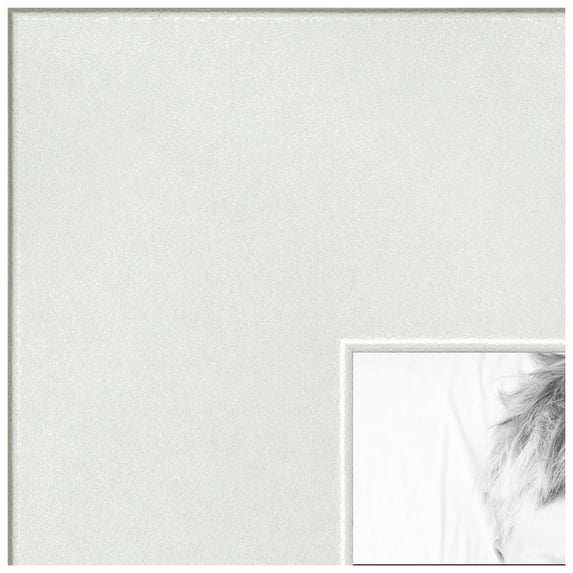 ArtToFrames 7x16 inch White Picture Frame, White MDF Poster Frame (3966)