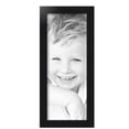 thumbnail image 1 of ArtToFrames 7x18 inch Black Steel Picture Frame, Black MDF Poster Frame (4639), 1 of 7