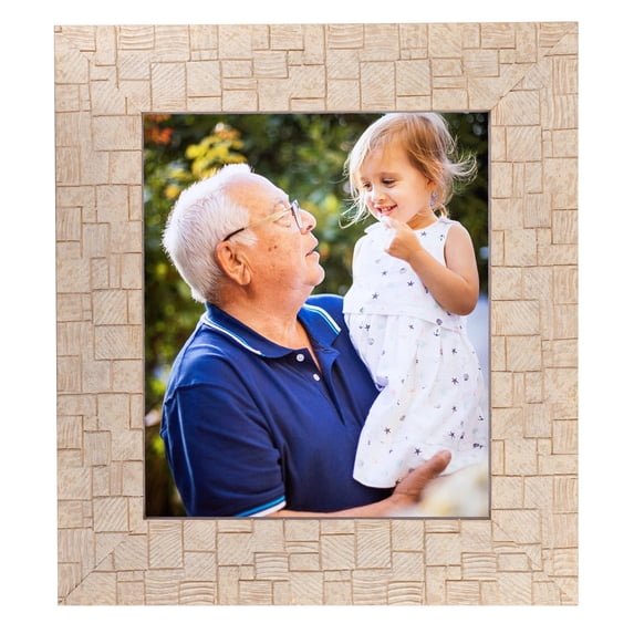 ArtToFrames 7x19" Casablanca White Picture Frame, White Wood Poster Frame, with Regular Glass and 2 (FBPL-4996)