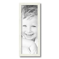 ArtToFrames 7x20" White Picture Frame, White Wood Poster Frame, with Regular Glass and 2 (FBPL-5140)