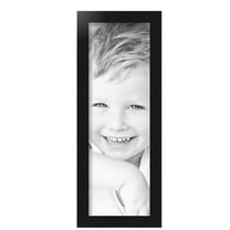 ArtToFrames 7x21 inch Black Steel Picture Frame, Black MDF Poster Frame (4639)