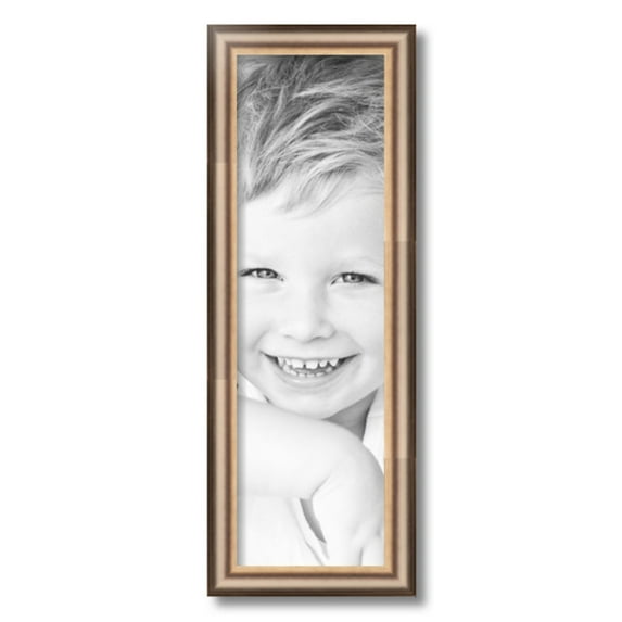 ArtToFrames 7x23" Anique Silver Picture Frame, Silver Wood Poster Frame, with Regular Acrylic and 2 (FBPL-4964)