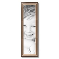 ArtToFrames 7x27" Anique Silver Picture Frame, Silver Wood Poster Frame, with Regular Acrylic and 2 (FBPL-4964)