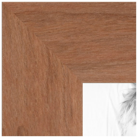 ArtToFrames 7x31 inch Cherry Picture Frame, Brown Wood Poster Frame (4848)