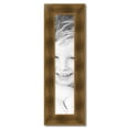 thumbnail image 1 of ArtToFrames 7x34" Streaked Gold with Beeds Picture Frame, Gold Wood Poster Frame, with Regular Acrylic and 2 (FBPL-5172), 1 of 5