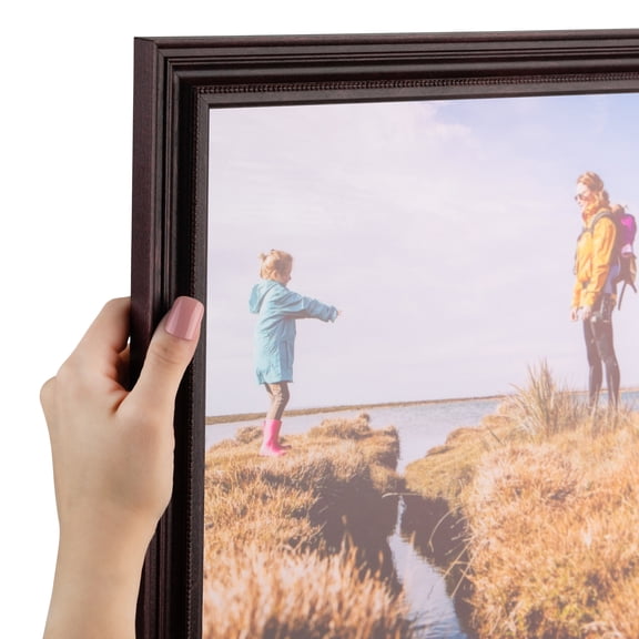 ArtToFrames 7x34 inch Cherry Picture Frame, Red Wood Poster Frame (4095)
