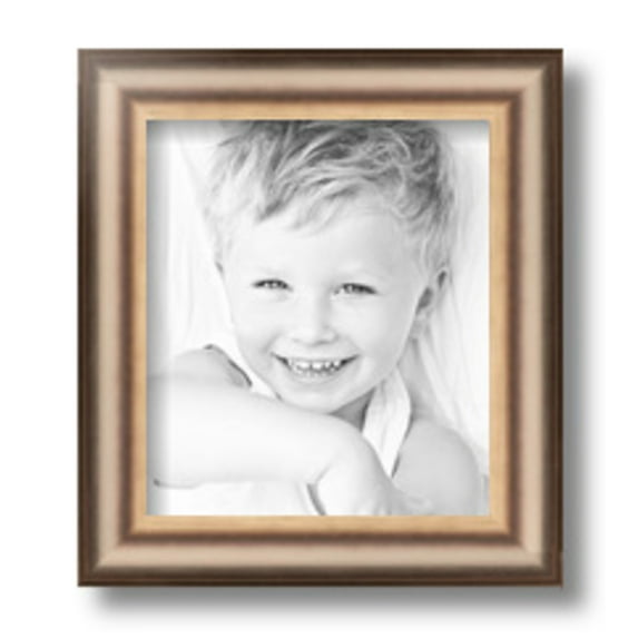 ArtToFrames 7x8" Anique Silver Picture Frame, Silver Wood Poster Frame, with Regular Glass and 2 (FBPL-4964)