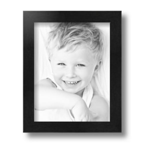 ArtToFrames 7x9" Black Picture Frame, Black Wood Poster Frame, with Regular Glass and Foam Backing 3/16 inch (FBPL-5141)