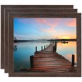 thumbnail image 1 of ArtToFrames 8.5" x 14" Walnut Picture Frame, 8.5x14 inch Brown MDF Poster Frame (WOM-4106), 3 Pack, 1 of 8