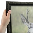 thumbnail image 1 of ArtToFrames 8.5x14 inch Antique Black Picture Frame, Black 8" x 14" Wood Poster Frame (WOM-5106), 1 of 7